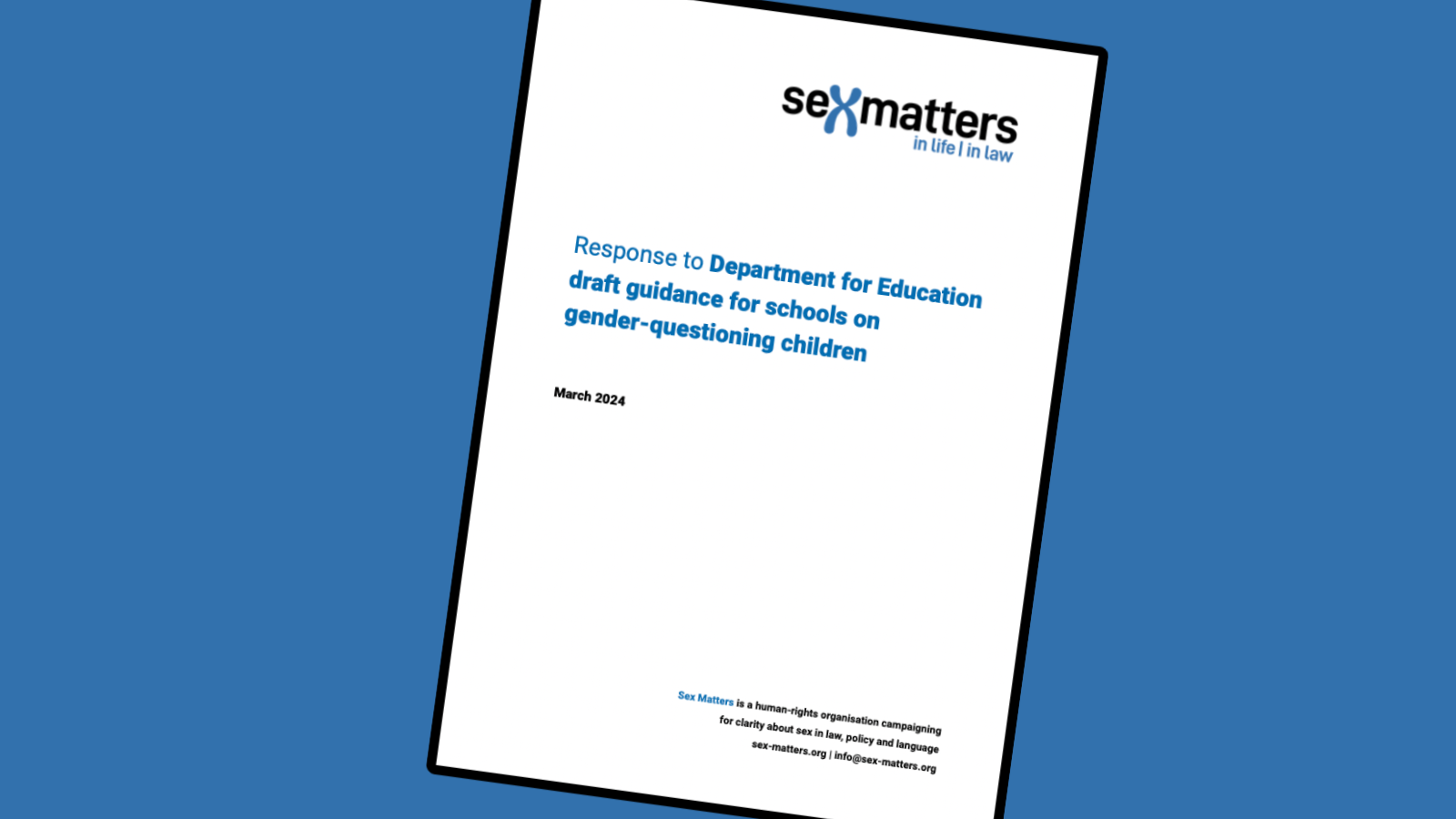Final response to schools guidance